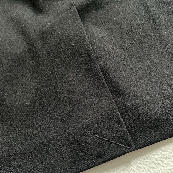 Calvin Klein Women Black Beige Stripe Lined Sheath Sleeveless Career Dress 6 - Picture 7 of 9